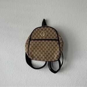 Brown Logo Backpack
